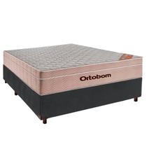 Conjunto Cama Box Casal + Colchão Airtech Ortobom Conjunto Cama Box Casal + Colchão Airtech Ortobom
