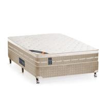 Conjunto Cama Box Casal Colchão Castor Premium Tecnopedic 138x188x70 (Linha Luxo)