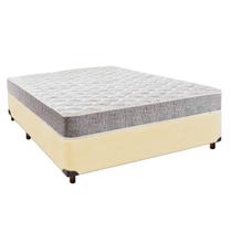 Conjunto Cama Box Casal + Colchão D33 Inducol