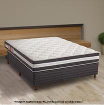 CONJUNTO CAMA BOX CASAL RECONFLEX ESPUMA D33 MAX SAÚDE PREMIUM SELADO 138x188x62