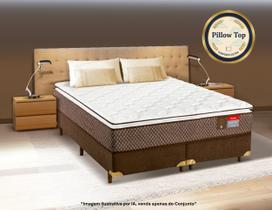 Conjunto Cama Box Casal Reconflex Evolution Molas Ensacadas Pillow Top ate 150kg188x138x74 Conjunto Cama Box Casal Reconflex Evolution Molas Ensacadas Pillow Top ate 150kg188x138x74