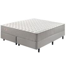 Conjunto Cama Box + Colchão Queen com Molas Ensacadas Agile 158x198x67 Conjunto Cama Box + Colchão Queen com Molas Ensacadas Agile 158x198x67