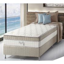 Conjunto Cama Box + Colchão Solteiro Especial 96x203x65cm Molas Ensacadas King Best - Anjos - Megasul