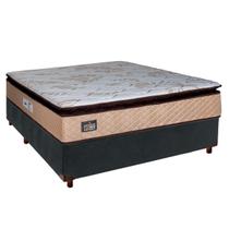 Conjunto Cama Box Com Colchão Casal D33 Luxe Hellen Conjunto Cama Box Com Colchão Casal D33 Luxe Hellen