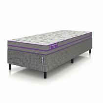 Conjunto Cama Box com Colchão de Solteiro 78x188X55 Smartz Ortovip Espuma D33 Firme Ortopédico Hipoalergênico Suporta 90kg por Pessoa Conjunto Cama Box com Colchão de Solteiro 78x188X55 Smartz Ortovip Espuma D33 Firme Ortopédico Hipoalergênico Suporta 90kg por Pessoa