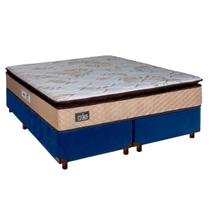 Conjunto Cama Box Com Colchão Queen D33 Luxe Hellen