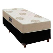 Conjunto Cama Box Com Colchão Solteiro Inova D33 Inovaflex - Preto