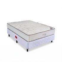 Conjunto cama box fit casal colchão primor orthocrin 138x188x50