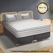 CONJUNTO CAMA BOX KING RECONFLEX PROTETTORE PILLOW TOP ESPUMA VISCOELASTICA 192x203x70 CONJUNTO CAMA BOX KING RECONFLEX PROTETTORE PILLOW TOP ESPUMA VISCOELASTICA 192x203x70