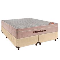 Conjunto Cama Box Queen + Colchão Airtech Ortobom Conjunto Cama Box Queen + Colchão Airtech Ortobom