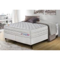 Conjunto Cama Box Queen Molas Ensacadas com Espuma Viscoelástico Cama inBox Wonderful 158x198x71 Conjunto Cama Box Queen Molas Ensacadas com Espuma Viscoelástico Cama inBox Wonderful 158x198x71