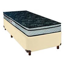 Conjunto Cama Box Solteiro + Colchão Conforto Paropas