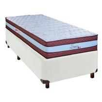 Conjunto Cama Box Solteiro + Colchão Legaccy Paropas