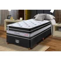 Conjunto Cama Box Solteiro de Molas Ensacadas Cama inBox Select Euro Soft 88x188x71 Preto Conjunto Cama Box Solteiro de Molas Ensacadas Cama inBox Select Euro Soft 88x188x71 Preto