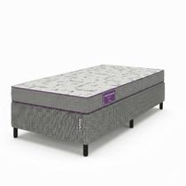 Conjunto Cama Box Solteiro Smartz: Colchão Acction D33 Firme+ Base Kupon 78x188x54 Hipoalergênico