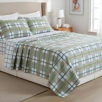 Conjunto Cama Casal King Size Jasmine 04 Pç Bordado 400 Fios Conjunto Cama Casal King Size Jasmine 04 Pç Bordado 400 Fios