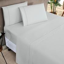 Conjunto Cama Casal Queen Size Aundria 200 Fios Super Macio