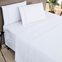 Conjunto Cama Casal Queen Size Aundria 200 Fios Super Macio