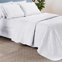 Conjunto Cama Casal Queen Size Glamour 200 Fios Toque Seda