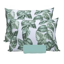 Conjunto Cama King Size Havana 3 Peças Com Elástico Verde