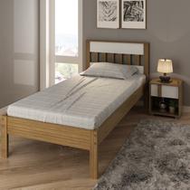 Conjunto Cama Solteiro com 1 Mesa de Cabeceira