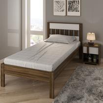 Conjunto Cama Solteiro com 1 Mesa de Cabeceira