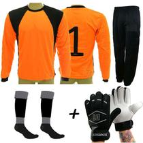 Conjunto Camisa 1Calca 1Meia 1Luva Goleiro lrj infantil Tam: 8 a 14 - Lince Conjunto Camisa 1Calca 1Meia 1Luva Goleiro lrj infantil Tam: 8 a 14 - Lince