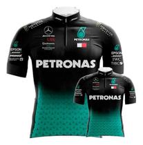 Conjunto Camisa Ciclismo Petronas Pai E Filho Esportiva Bike Uv Mtb