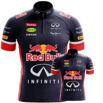 Conjunto Camisa Ciclismo Red Bull Pai E Filho Esportiva Uv Mtb