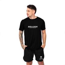 Conjunto Camisa E Bermuda Dry Fit Academia Caveira 1 V2