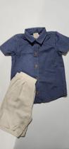 Conjunto Camisa e Bermuda nini & Bambini 4 e 1 Conjunto Camisa e Bermuda nini & Bambini 4 e 1