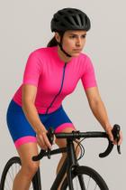 Conjunto camisa e bermuda para ciclista