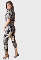 Conjunto Camisa e Calça DARK FLORAL Modisch