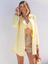 conjunto camisa e croped feminino kimono listrado conjunto camisa e croped feminino kimono listrado