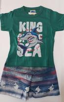 Conjunto camisa e jhorts estampado Conjunto camisa e jhorts estampado