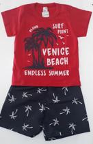 Conjunto camisa e shorts estampado Conjunto camisa e shorts estampado