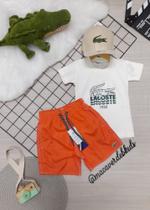 Conjunto Camisa Elastano e Bermuda Tactel