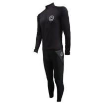 Conjunto Camisa Manga Longa e Calça Ciclismo Black Mountain Preta