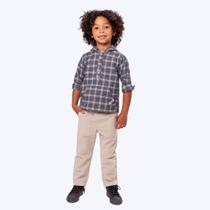 Conjunto Camisa Manga Longa Xadrez e Calça Sarja Infantil Menino Vigat 3026 Conjunto Camisa Manga Longa Xadrez e Calça Sarja Infantil Menino Vigat 3026