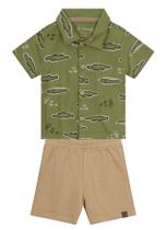 Conjunto Camisa Meia Malha 36342 BRANDILI