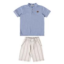 Conjunto camisa piquet e bermuda sarja ioluig! Conjunto camisa piquet e bermuda sarja ioluig!