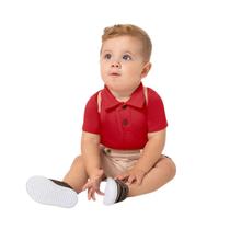 Conjunto Camisa Polo Bermuda c Susp - Carinhoso -