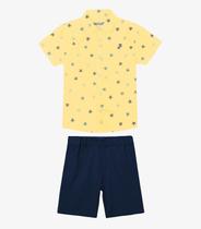 Conjunto Camisa Polo Com Bermuda Trick Nick Amarelo Conjunto Camisa Polo Com Bermuda Trick Nick Amarelo