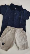 Conjunto camisa polo e bermuda Conjunto camisa polo e bermuda