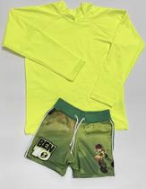 conjunto camisa UV + sunga shortinho