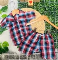 Conjunto Camisa Xadrez