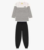 Conjunto Camiseta com Calça Malhão Fruit Rovi Kids Preto Conjunto Camiseta com Calça Malhão Fruit Rovi Kids Preto