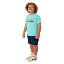 Conjunto Camiseta Com Relevo E Bermuda Em Moletom Dinossauro Conjunto Camiseta Com Relevo E Bermuda Em Moletom Dinossauro