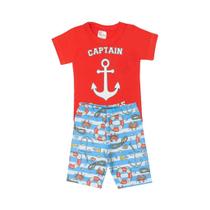 Conjunto Camiseta de Âncora e Short - Cadu Conjunto Camiseta de Âncora e Short - Cadu