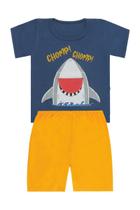 Conjunto Camiseta de Tubarão e Short - Destak Conjunto Camiseta de Tubarão e Short - Destak